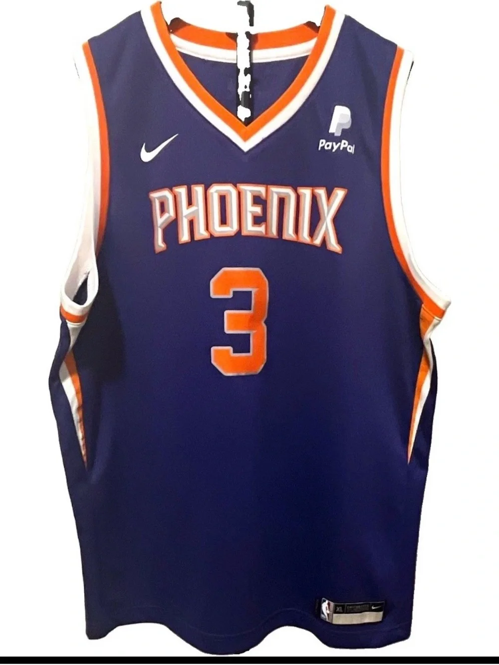Nike Purple and Orange Phoenix Basketball Jersey #3